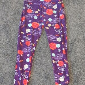 Lularoe Purple Space Leggings